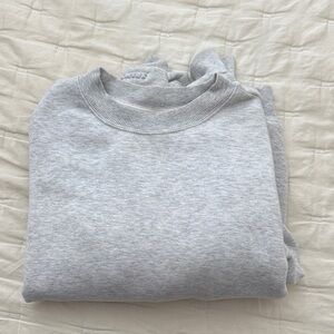 SKIMS heather grey crewneck